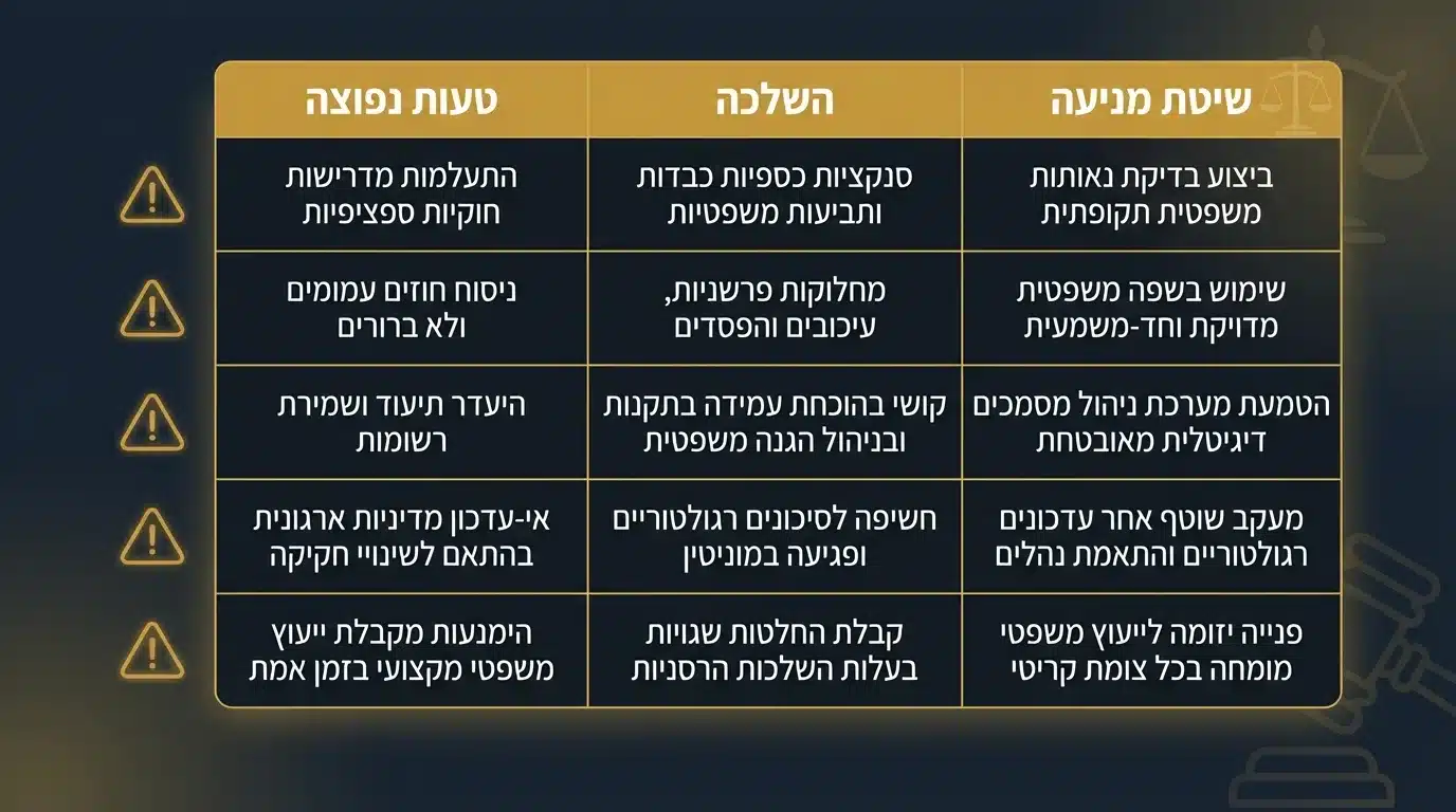 שבע טעויות נפוצות שגורמות לבקשות ברמ